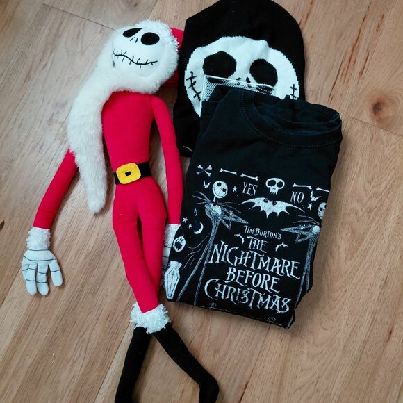 Nightmare Before Christmas Gift Bundle Jack Skellington Plush Halloween - Picture 1 of 7